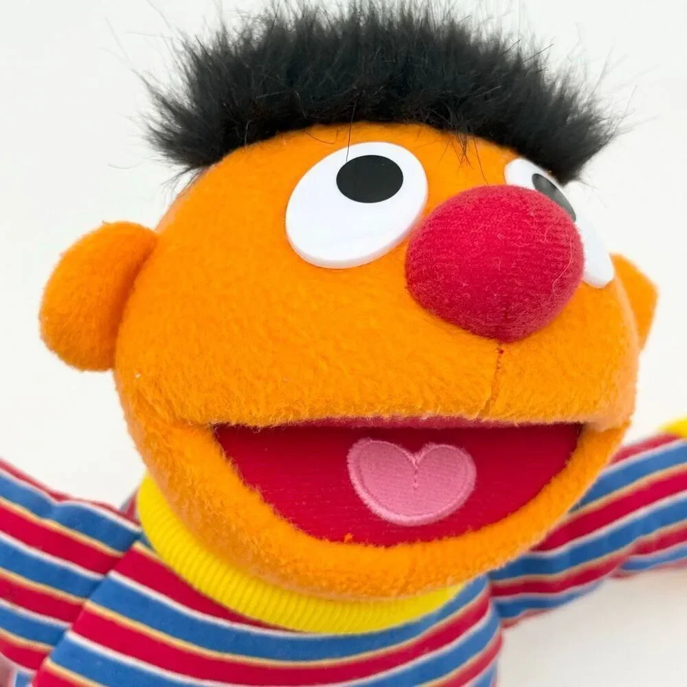 Sesame Street Plush Ernie SeaWorld Busch Gardens Souvenir Stuffed Animal 13”